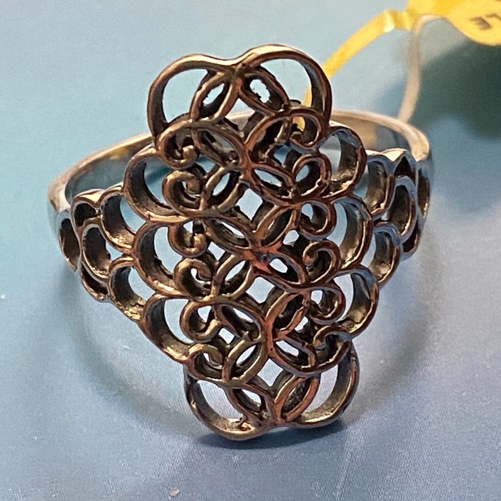 Braided Pattern Sterling Silver Ring